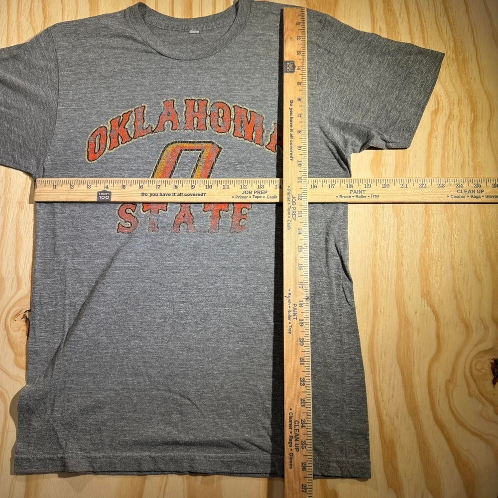 Vintage 90s Gray Oklahoma State University tee - Picture 4 of 5